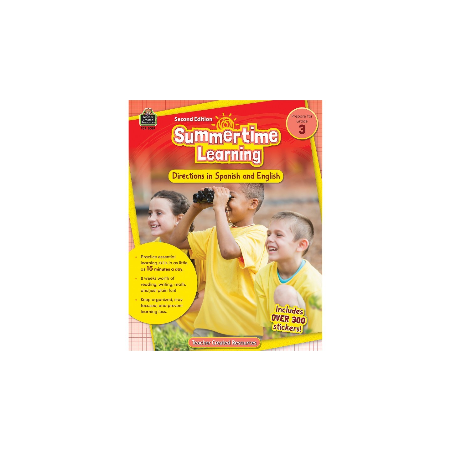Teacher Created Resources® Summertime Learning: English and Spanish Directions, Grade 3 Second Edition (Prep)