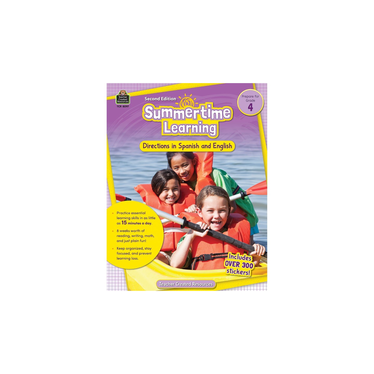 Teacher Created Resources® Summertime Learning: English and Spanish Directions, Grade 4 Second Edition (Prep)