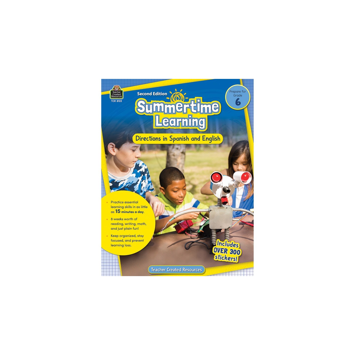 Teacher Created Resources® Summertime Learning: English and Spanish Directions, Grade 6 Second Edition (Prep)