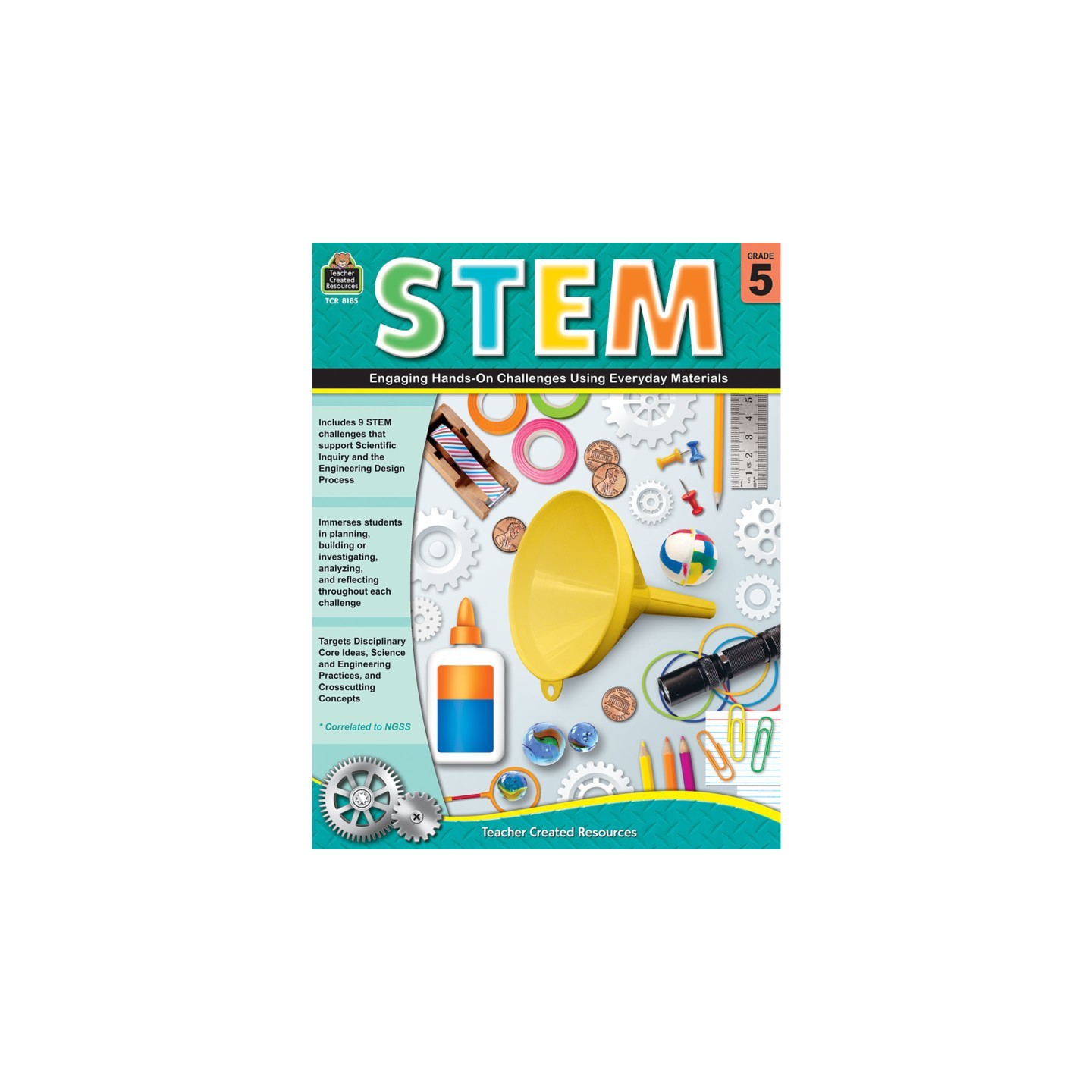 Teacher Created Resources® STEM: Engaging Hands-On Challenges Using Everyday Materials (Gr. 5)