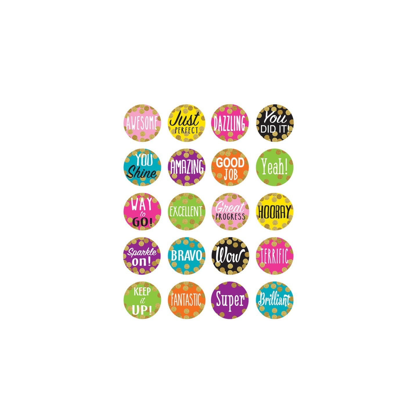 Teacher Created Resources® Confetti Stickers, Pack of 120