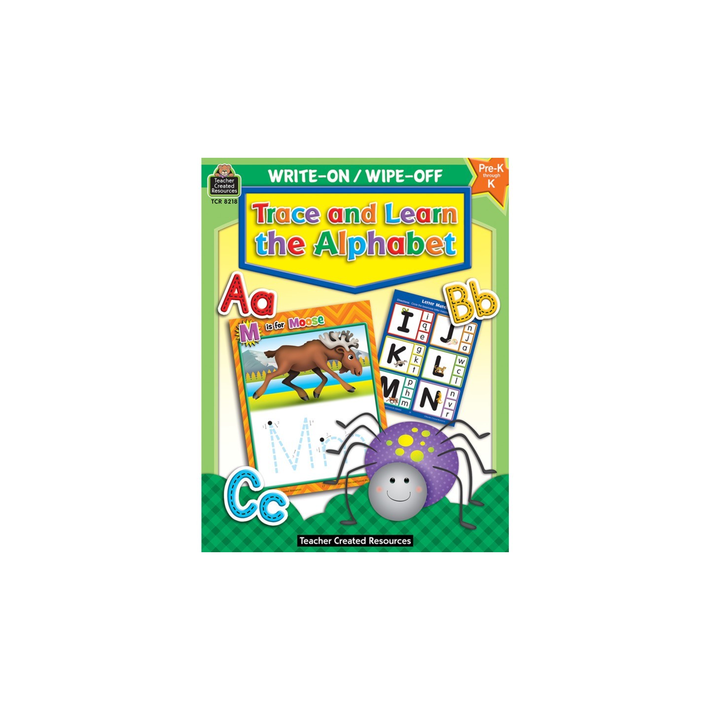 Teacher Created Resources® Trace and Learn the Alphabet Write-On Wipe-Off
