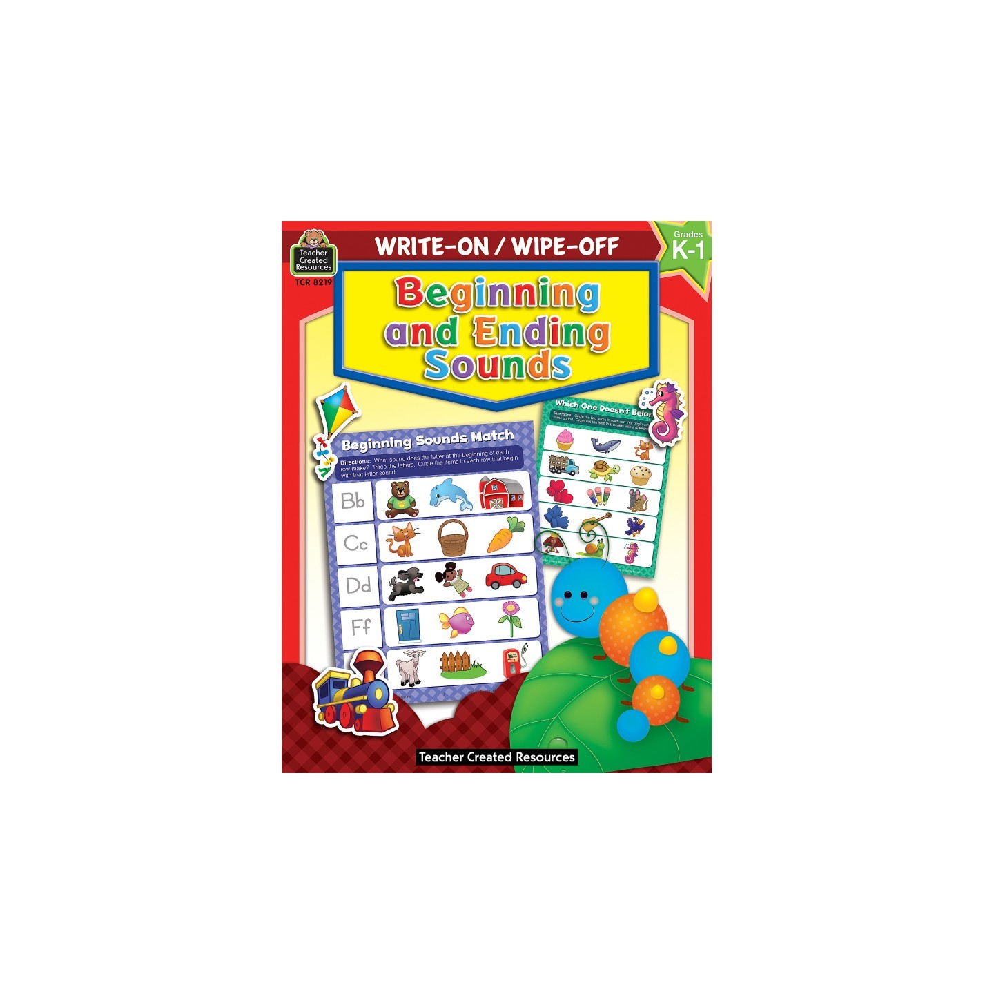 Teacher Created Resources® Write-On / Wipe-Off: Beginning and Ending Sounds