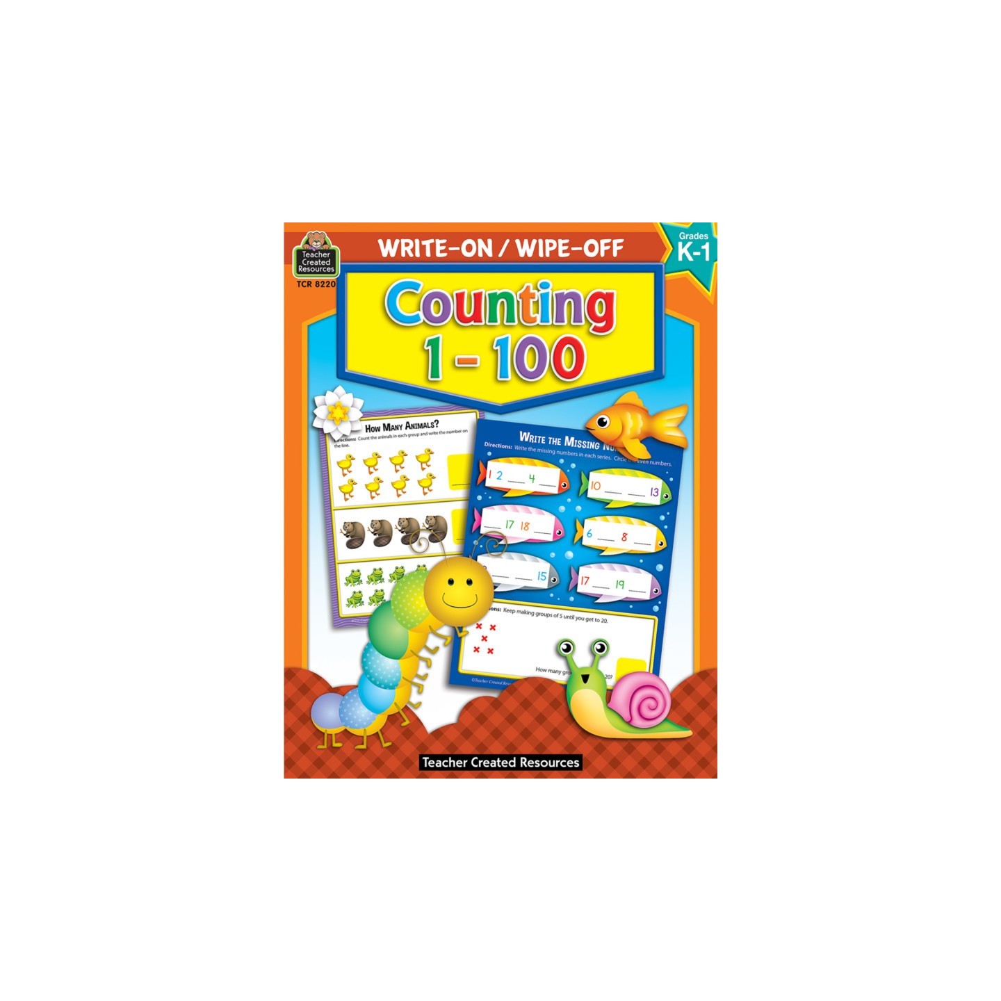 Teacher Created Resources® Counting 1-100 Write-On/Wipe-Off Book