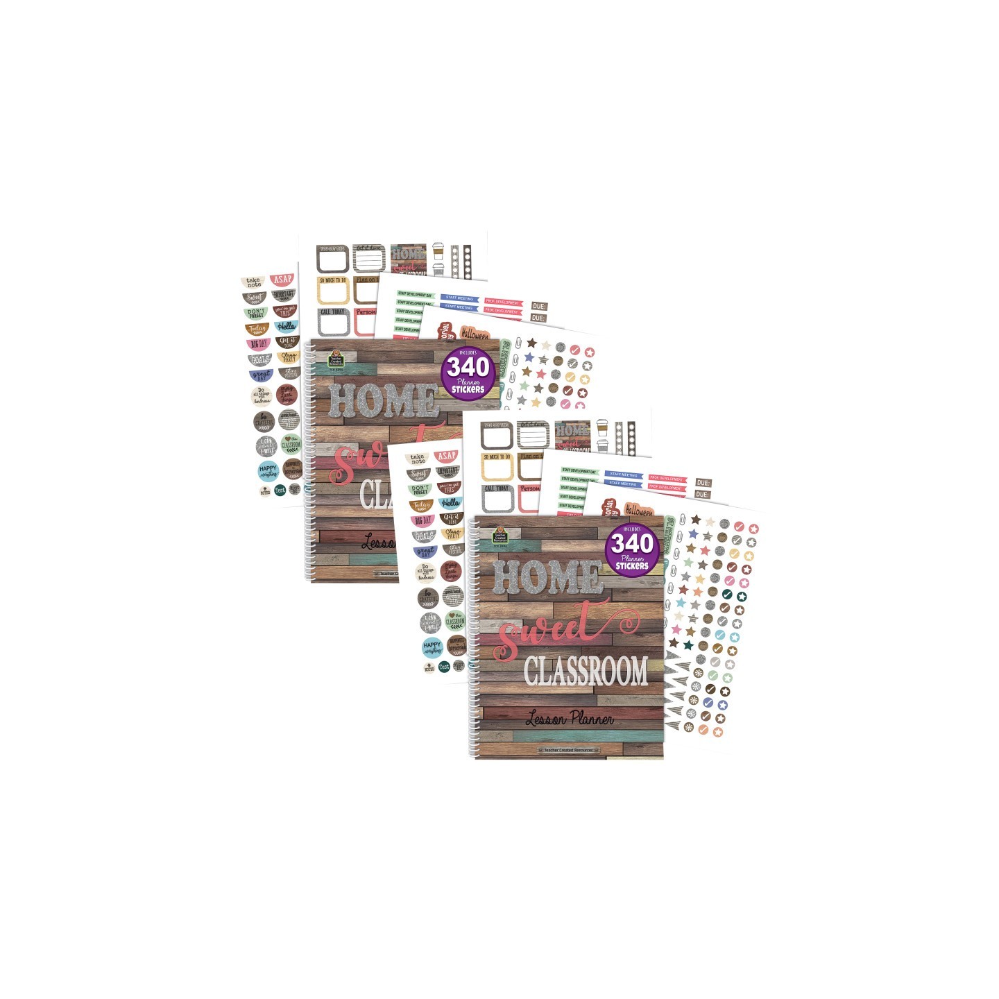 Teacher Created Resources® Home Sweet Classroom Lesson Planner, Pack of 2