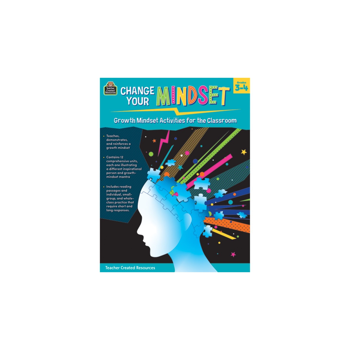 Teacher Created Resources® Change Your Mindset: Growth Mindset Activities for the Classroom (Grade 3-4)