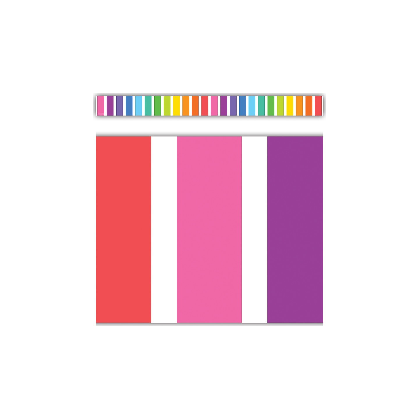 Teacher Created Resources® Colorful Stripes Straight Border Trim, 35 Feet