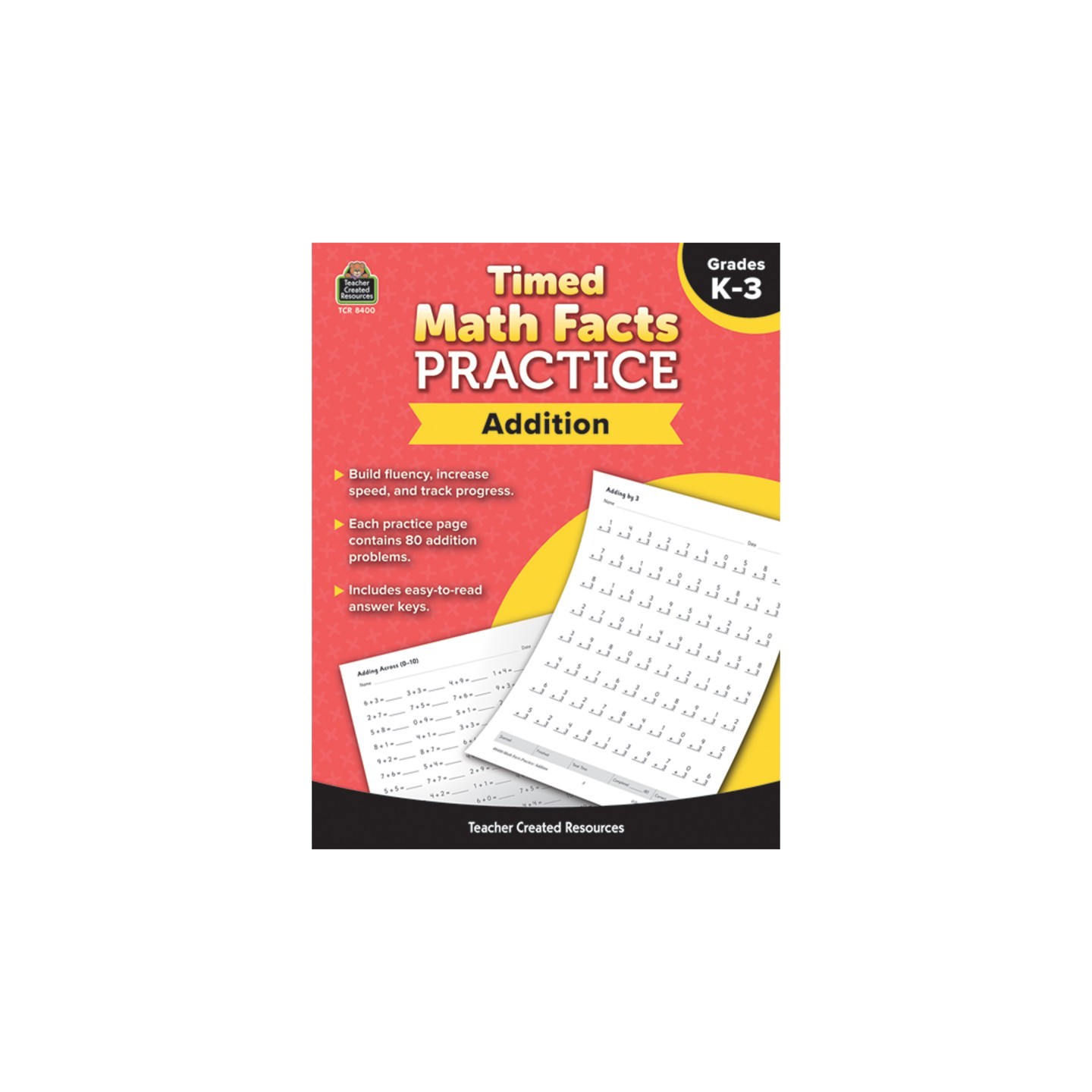 Teacher Created Resources® Timed Math Facts Practice: Addition