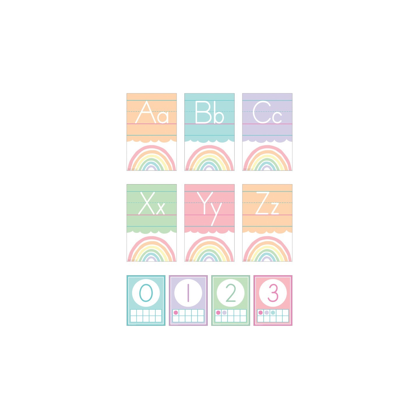 Teacher Created Resources® Pastel Pop Alphabet Bulletin Board Set