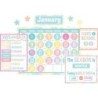 Teacher Created Resources® Pastel Pop Calendar Bulletin Board Set