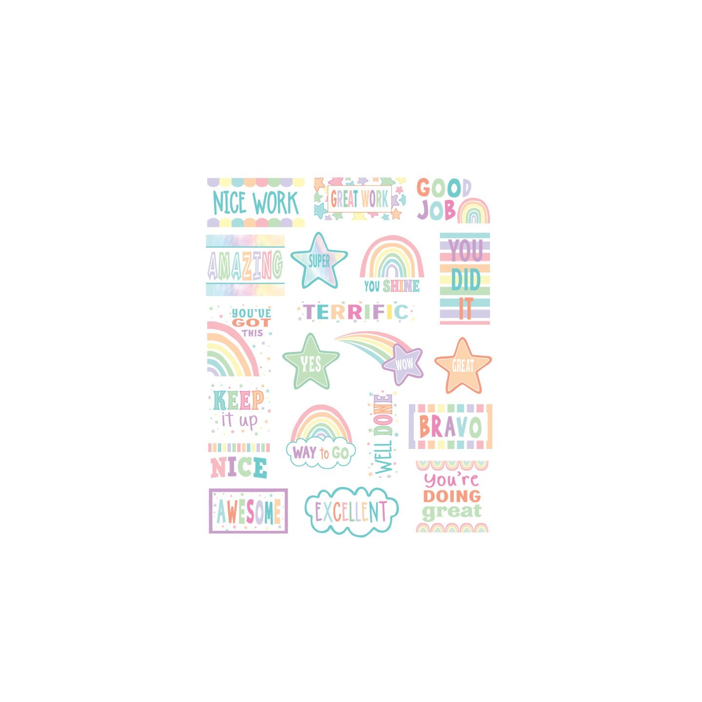 Teacher Created Resources® Pastel Pop Stickers, Pack of 120