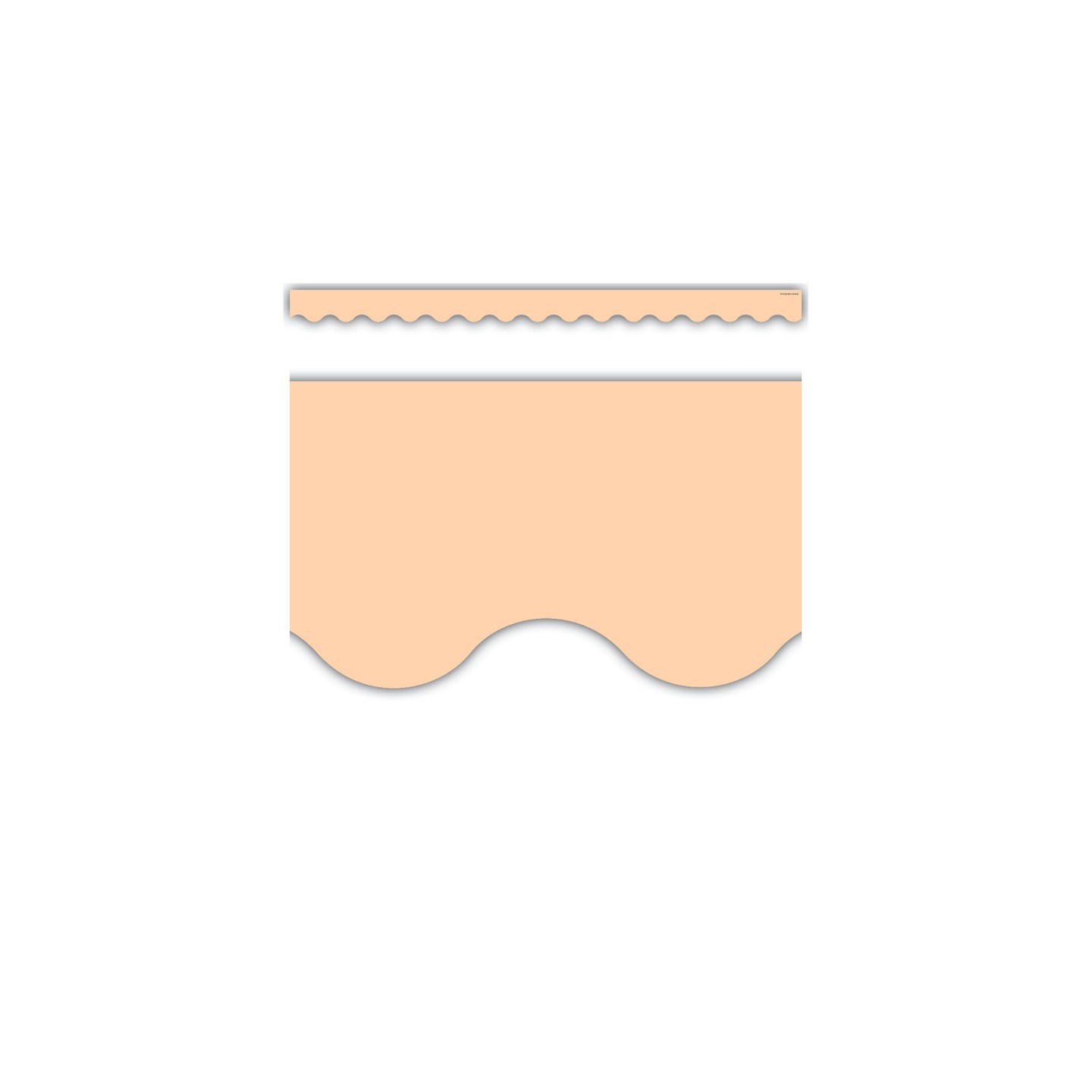 Teacher Created Resources® Peach Scalloped Border Trim, 35 Feet
