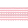 Teacher Created Resources® Pastel Pink Scalloped Border Trim, 35 Feet Per Pack, 6 Packs