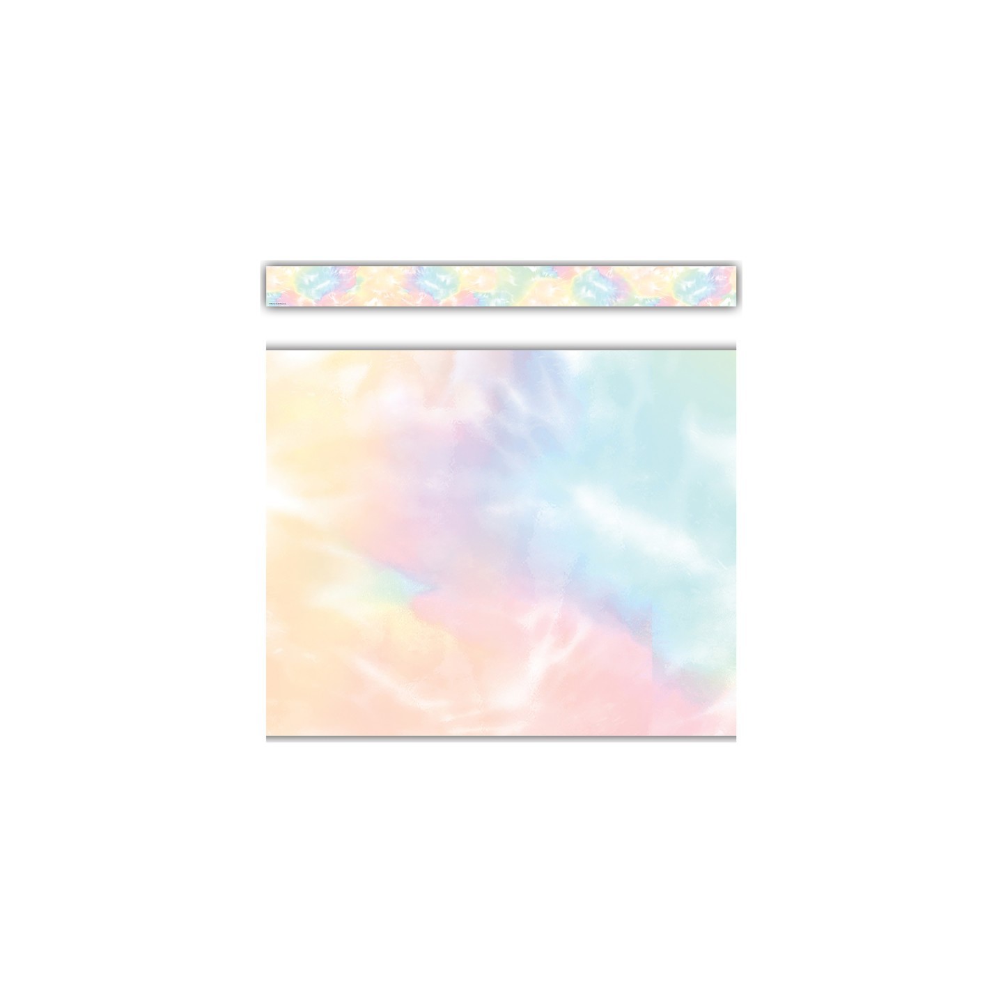 Teacher Created Resources® Pastel Pop Tie-Dye Straight Border Trim, 35 Feet
