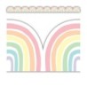 Teacher Created Resources® Pastel Pop Rainbows Die-Cut Border Trim, 35 Feet