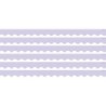 Teacher Created Resources® Lavender Scalloped Border Trim, 35 Feet Per Pack, 6 Packs