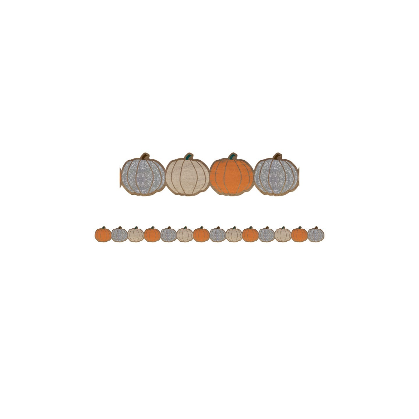 Teacher Created Resources® Home Sweet Classroom Pumpkins Die-Cut Border Trim, 35 Feet Per Pack, 6 Packs