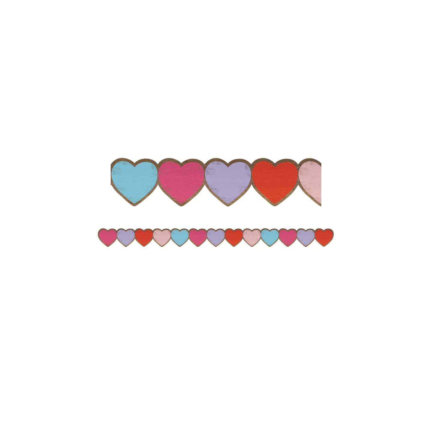 Teacher Created Resources® Home Sweet Classroom Hearts Die-Cut Border Trim, 35 Feet