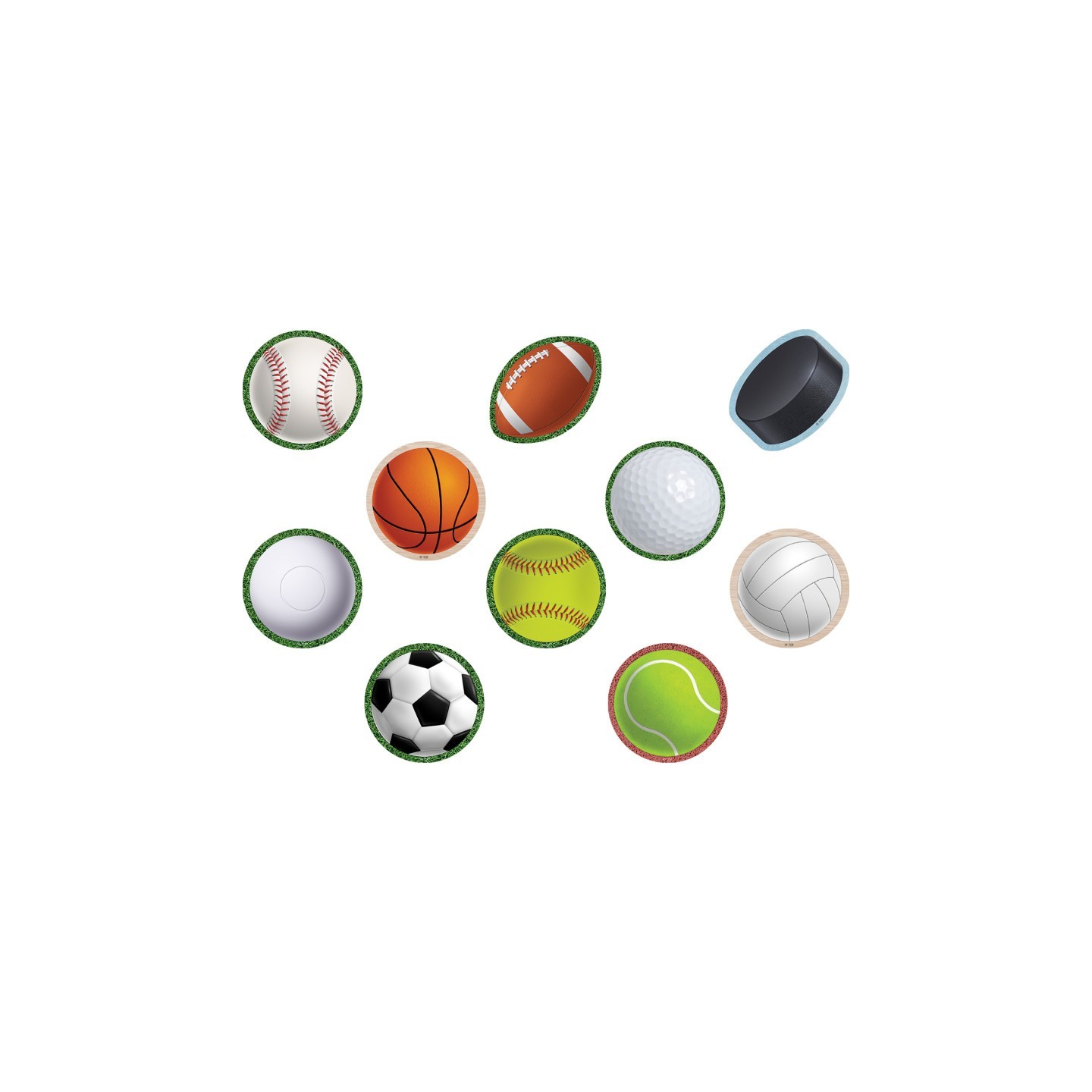 Teacher Created Resources® Sports Mini Accents, Pack of 36