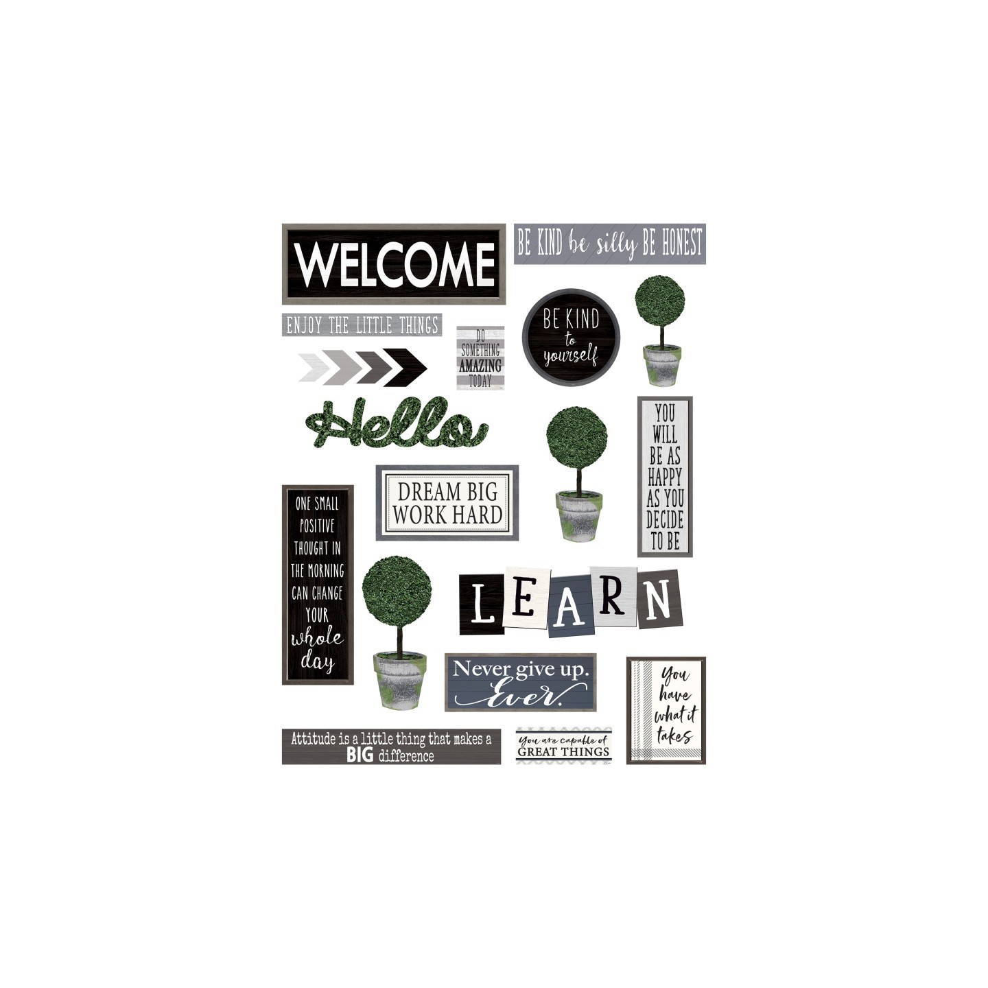 Teacher Created Resources® Modern Farmhouse Wall Décor Bulletin Board Set