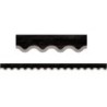 Teacher Created Resources® Modern Farmhouse Black with Gray Scalloped Border Trim, 35 Feet