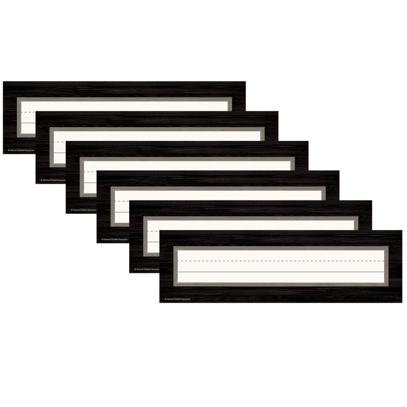 Teacher Created Resources® Modern Farmhouse Flat Name Plates, 36 Per Pack, 6 Packs