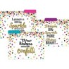 Teacher Created Resources® Confetti File Folders, Letter Size, Pack of 12