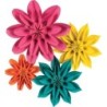 Teacher Created Resources® Beautiful Brights Paper Flowers, Pack of 4