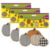 Teacher Created Resources® Home Sweet Classroom Pumpkins Accents, Assorted Sizes, 57 Per Pack, 3 Packs