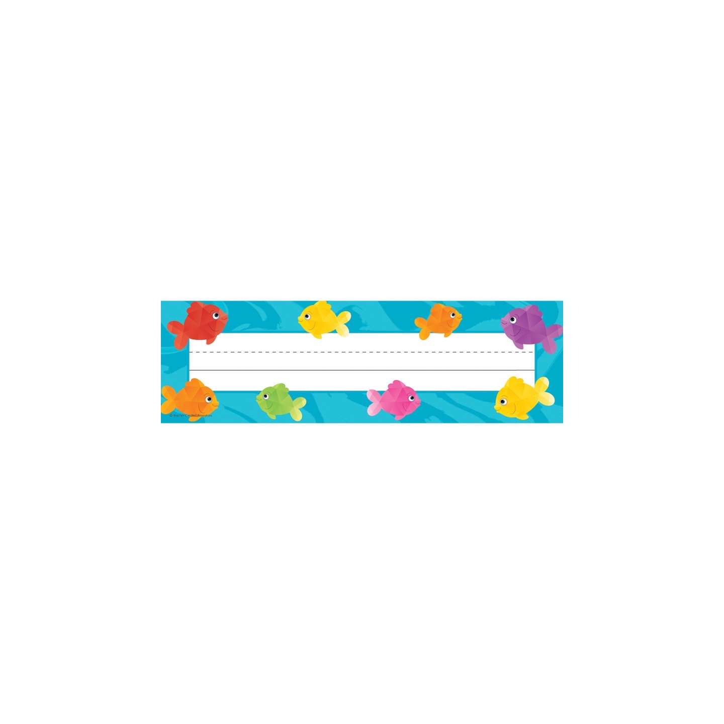 Teacher Created Resources® Colorful Fish Flat Name Plates, Pack of 36