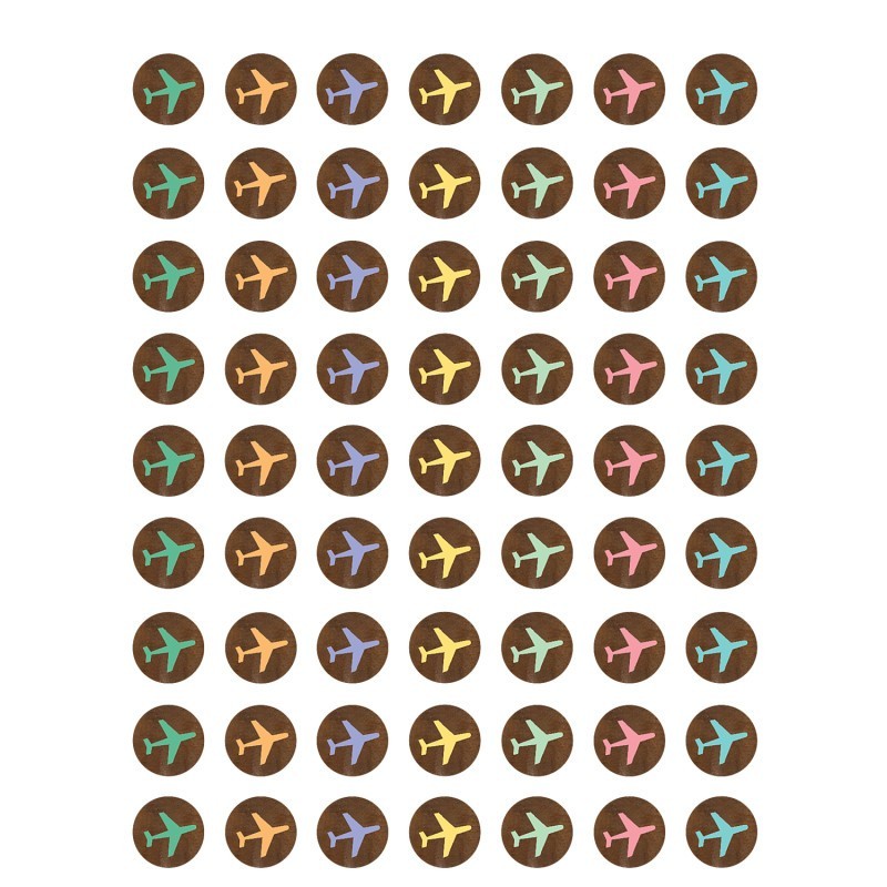 Teacher Created Resources® Travel the Map Airplanes Mini Stickers, Pack of 378