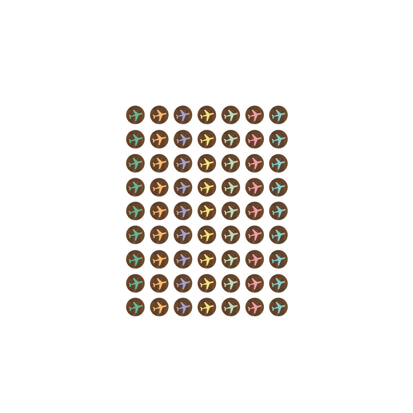 Teacher Created Resources® Travel the Map Airplanes Mini Stickers, Pack of 378