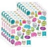 Teacher Created Resources® Confetti Happy Birthday Stickers, 120 Per Pack, 12 Packs