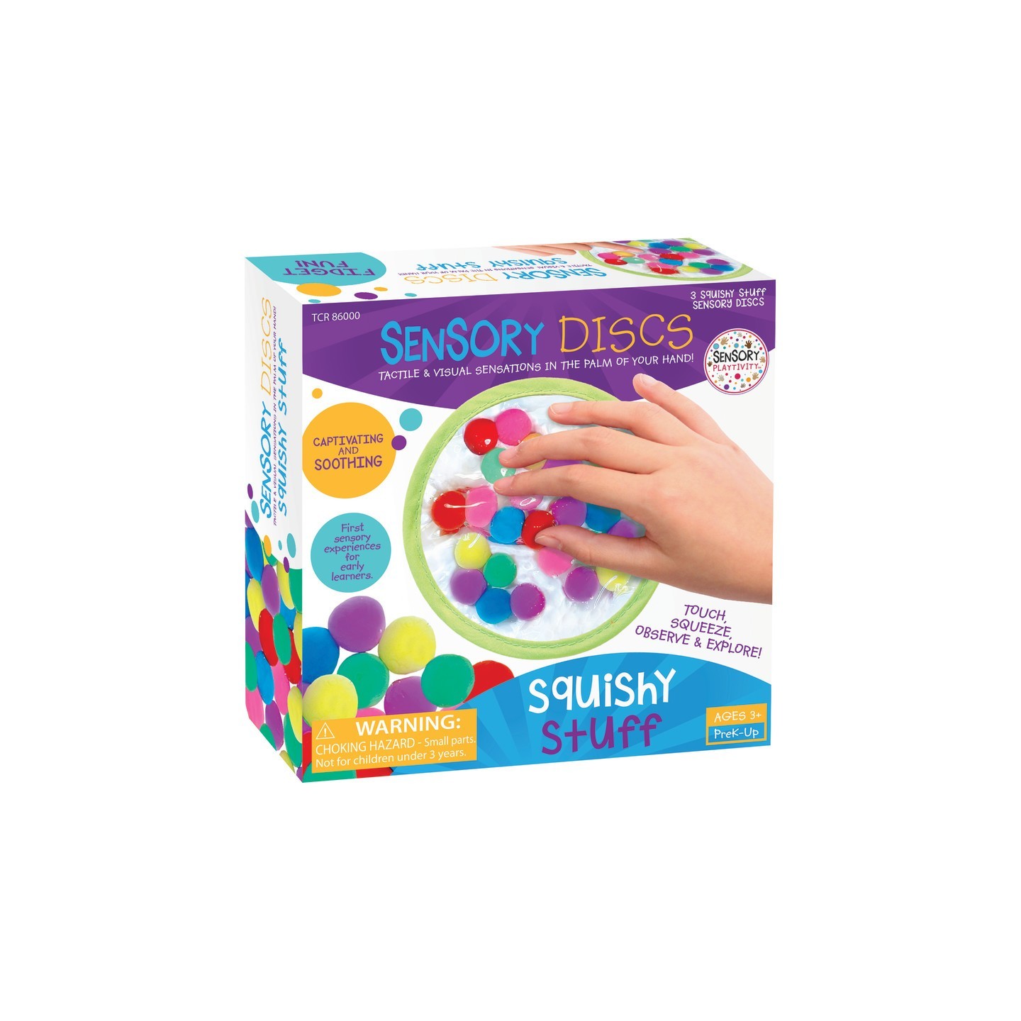 Sensory Playtivity™ Squishy Stuff Sensory Discs 3-Pack