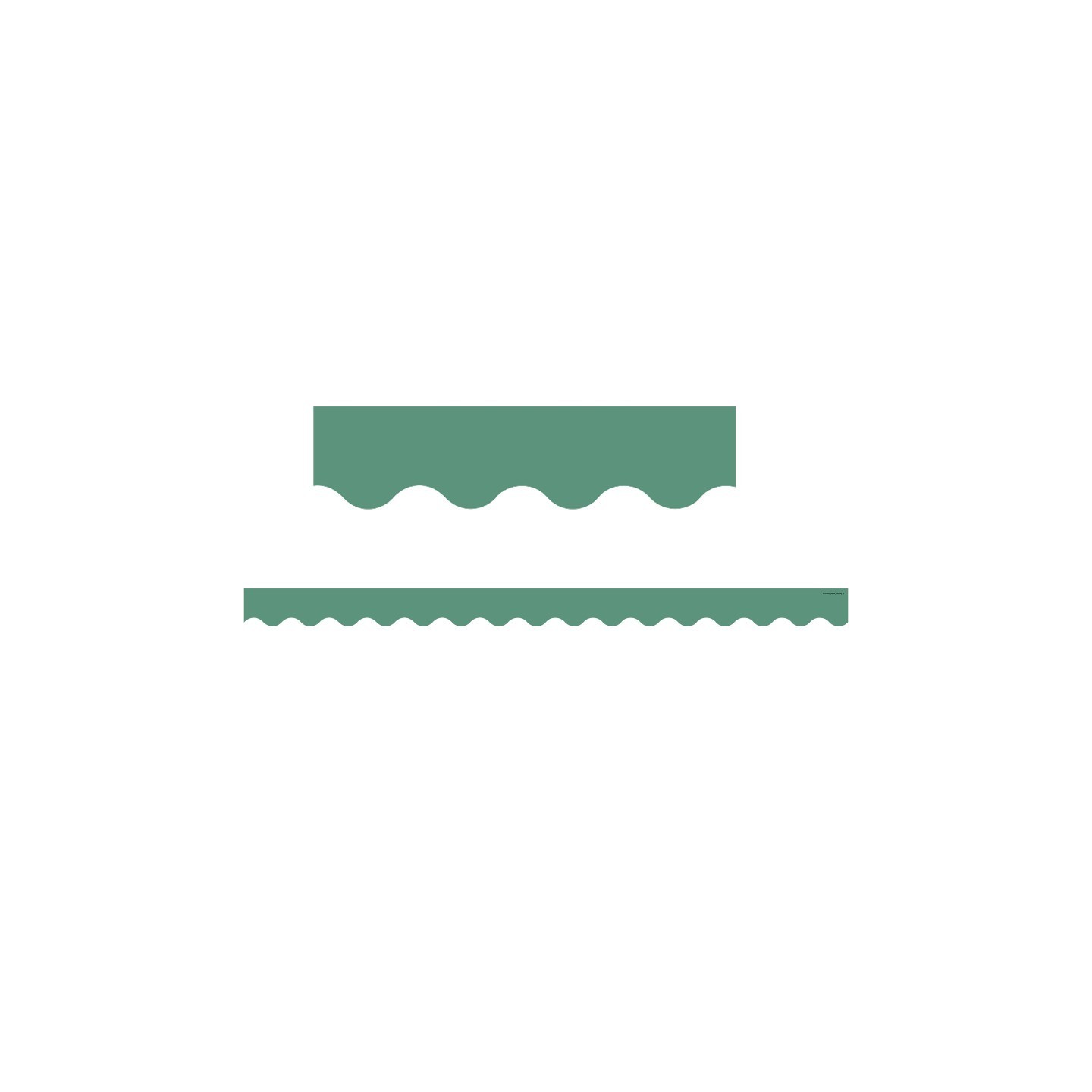 Teacher Created Resources® Eucalyptus Green Scalloped Border Trim, 35 Feet