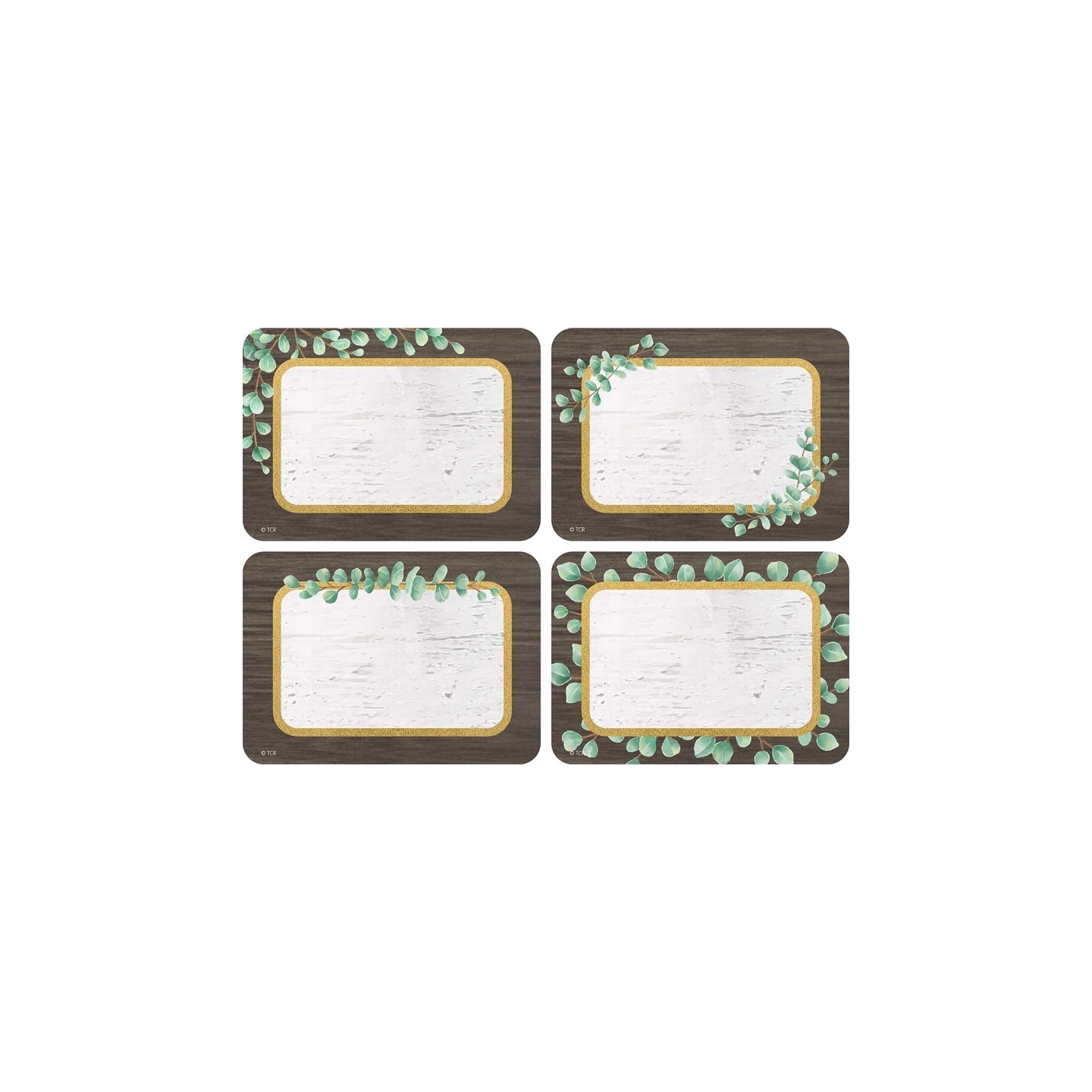 Teacher Created Resources® Eucalyptus Name Tags/Labels Multi-Pack, Pack of 36