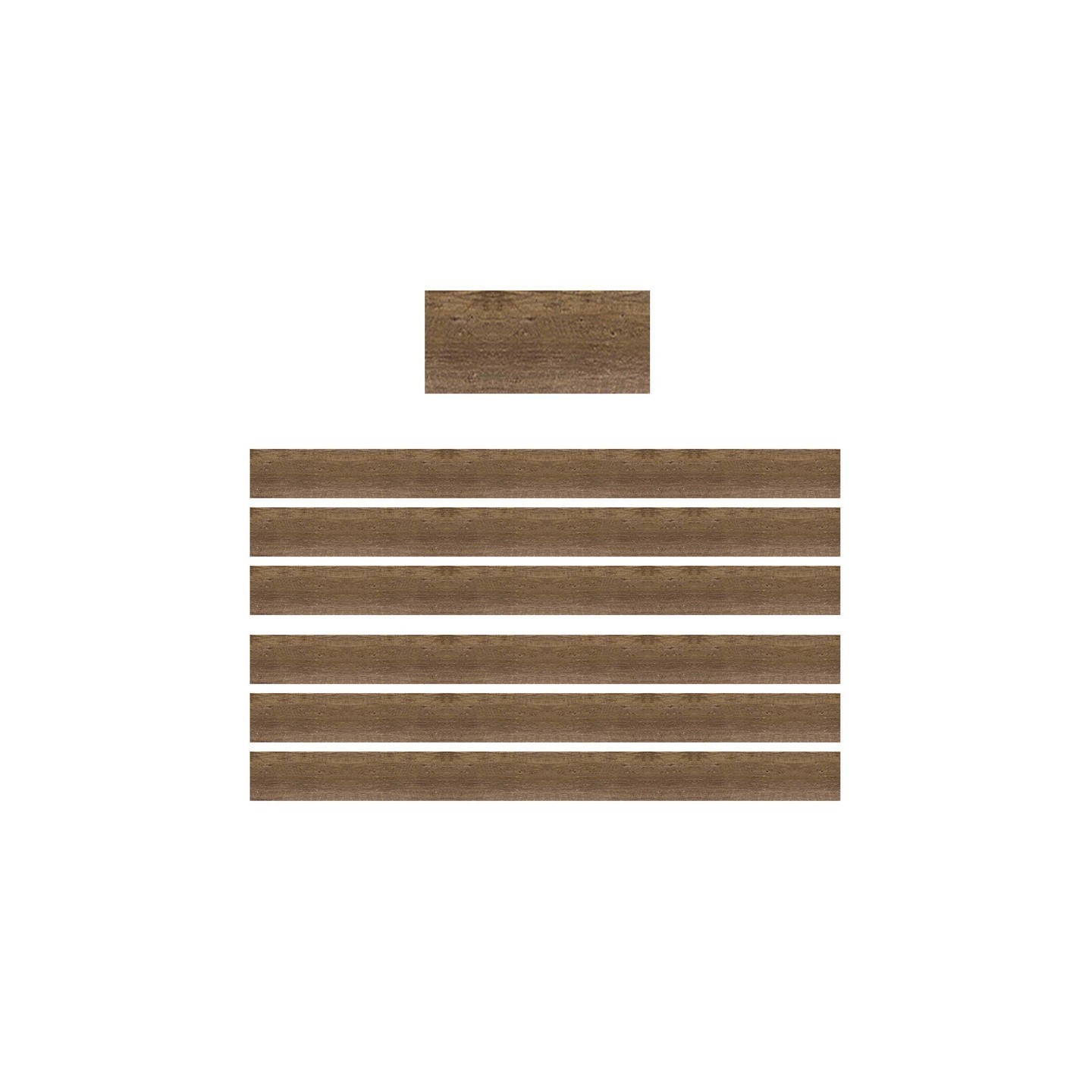 Teacher Created Resources® Home Sweet Classroom Wood Design Straight Border Trim, 35 Feet Per Pack, 6 Packs