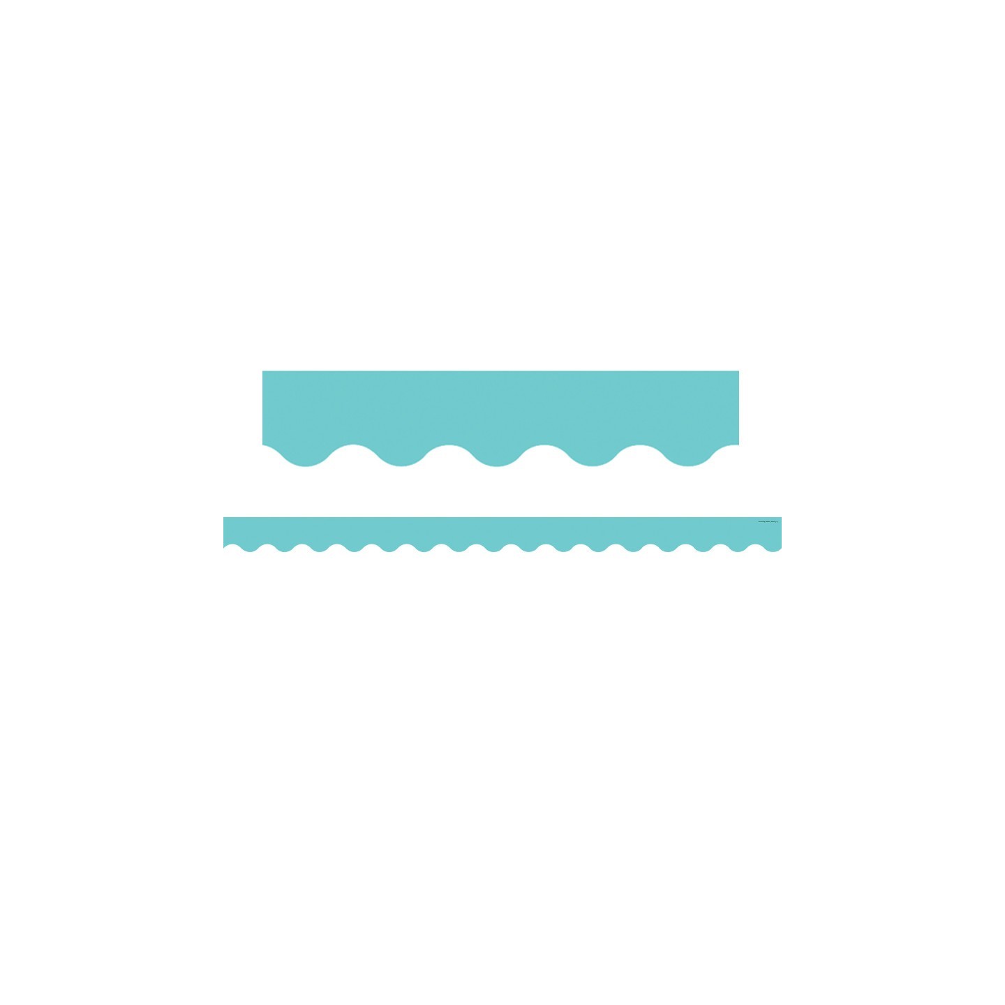 Teacher Created Resources® Light Turquoise Scalloped Border Trim, 35 Feet