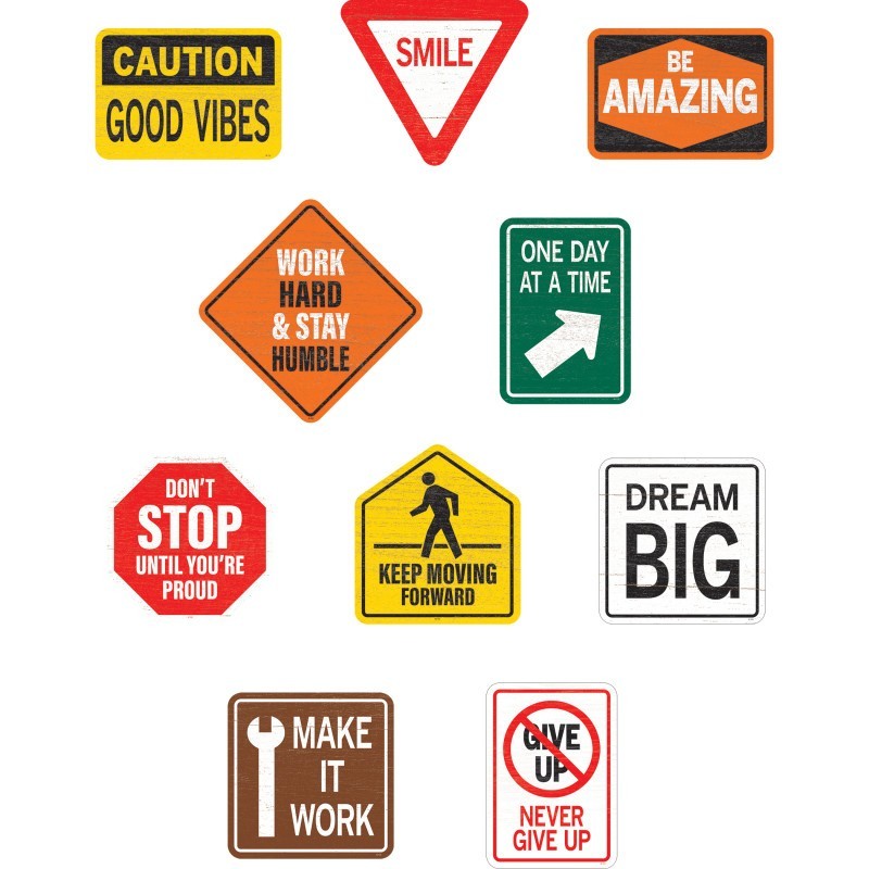 Teacher Created Resources® Under Construction Positive Sayings Accents