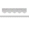 Teacher Created Resources® Silver Sparkle Scalloped Border Trim, 35 Feet