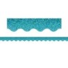 Teacher Created Resources® Teal Sparkle Scalloped Border Trim, 35 Feet