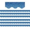 Teacher Created Resources® Blue Sparkle Scalloped Border Trim, 35 Feet Per Pack, 6 Packs