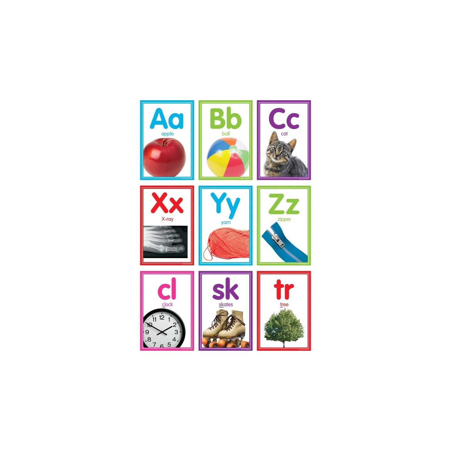 Teacher Created Resources® Colorful Photo Alphabet Cards Bulletin Board Set