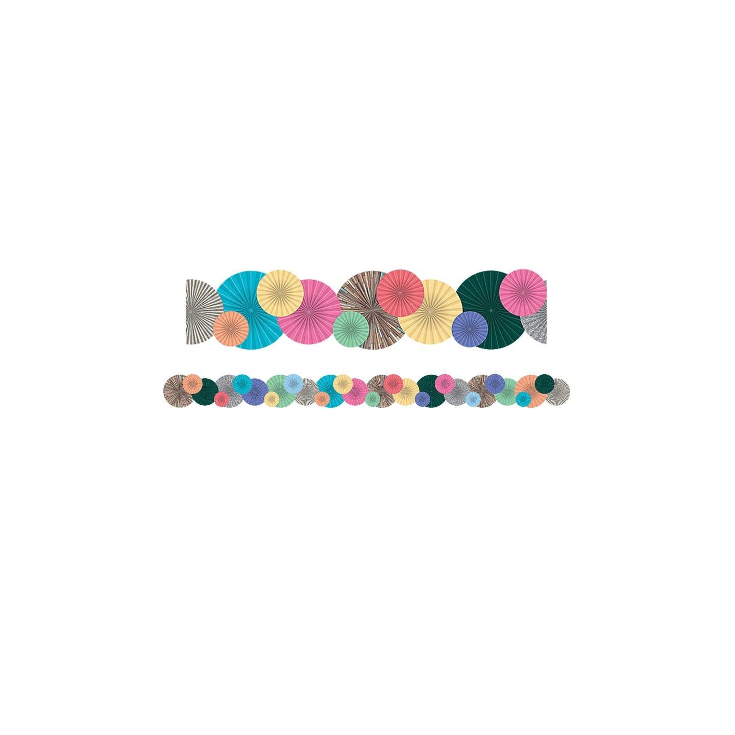Teacher Created Resources® Home Sweet Classroom Fans Die-Cut Border Trim, 34 Feet