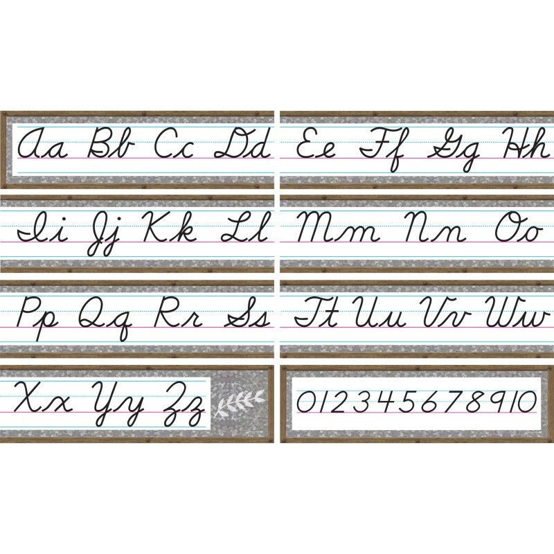 Teacher Created Resources® Home Sweet Classroom Cursive Mini Bulletin Board Set