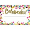 Teacher Created Resources® Confetti Celebrate! Awards, 8.5" x 5.5", Pack of 25