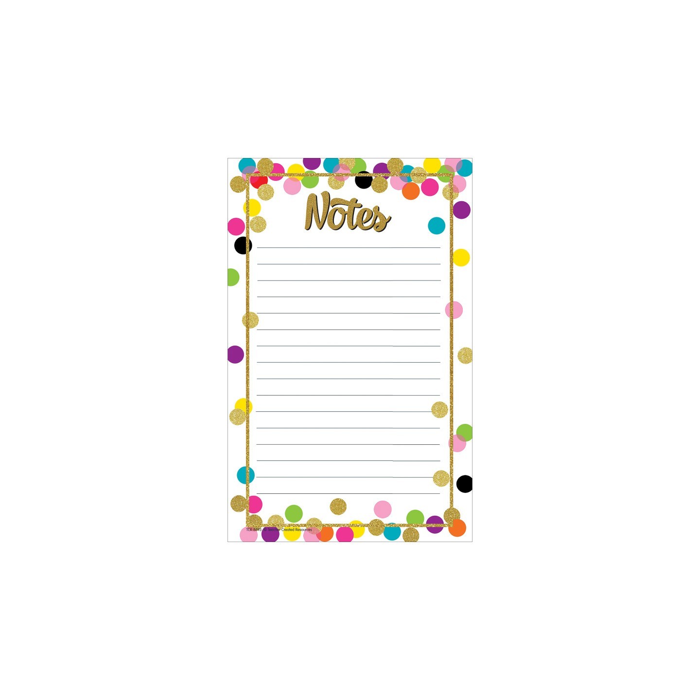 Teacher Created Resources® Confetti Notepad