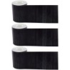 Teacher Created Resources® Black Wood Straight Rolled Border Trim, 50 Feet Per Roll, Pack of 3