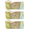 Teacher Created Resources® Travel the Map Straight Rolled Border Trim, 50 Feet Per Roll, Pack of 3