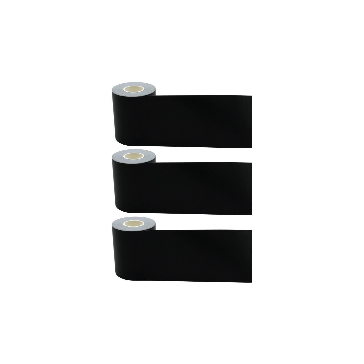 Teacher Created Resources® Black Straight Rolled Border Trim, 50 Feet Per Roll, Pack of 3